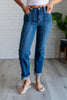 JUDY BLUE Campbell High Rise Straight Jeans