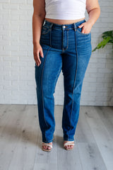 JUDY BLUE Campbell High Rise Straight Jeans