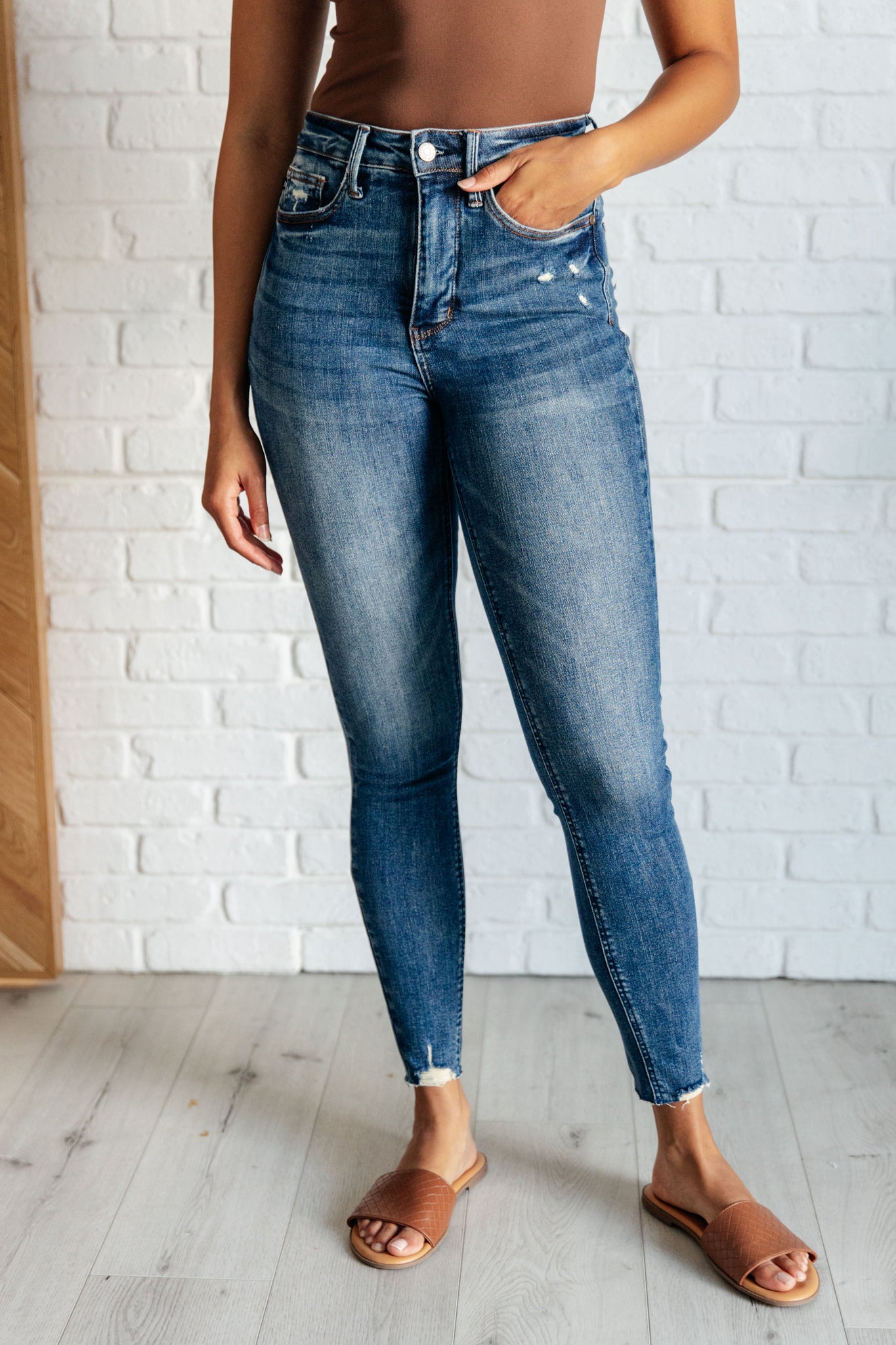 JUDY BLUE Alba High Rise Control Skinny Jeans