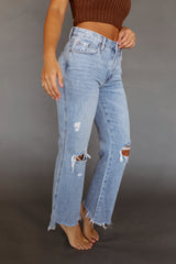 High Romance Crop Flare Jeans