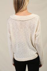 NATURAL TIME LIGHTWEIGHT SWEATER [ONLINE EXCLUSIVE]