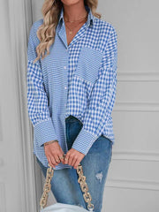 Josie Plaid Button Down Top