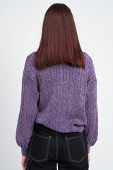 MIA CABLE KNIT SWEATER [online exclusive]