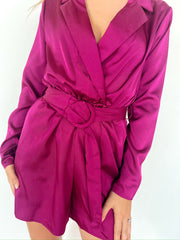 Name Of Love Belted Romper