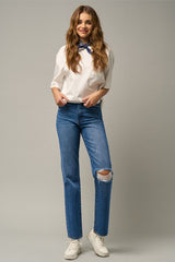GEMMA HIGH RISE STRAIGHT JEANS [ONLINE EXCLUSIVE]