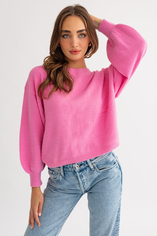 Girls Night Fuzzy Sweater