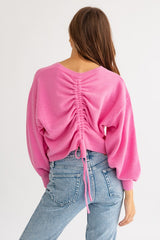 Girls Night Fuzzy Sweater