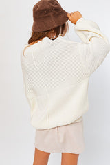 Kenlee Ribbed Knitted Sweater