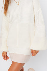 Kenlee Ribbed Knitted Sweater