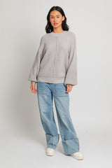 Kenlee Ribbed Knitted Sweater