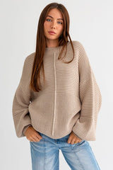 Kenlee Ribbed Knitted Sweater