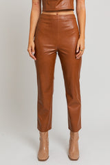 Holiday Party Faux Leather Pants [online exclusive]