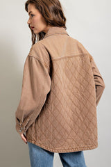 Quinn Quilted Button Down Jacket