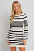 Tate Striped Sweater Dress