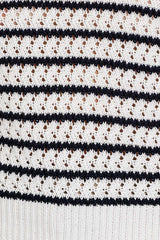 Oh So Classic Ruffle Stripe Knit Top