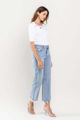 VERVET Chloe High Rise Crop Dad Jeans