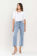 VERVET Chloe High Rise Crop Dad Jeans