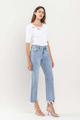 VERVET Chloe High Rise Crop Dad Jeans