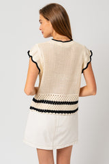 Business to Girls Night Knit Top