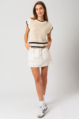 Business to Girls Night Knit Top