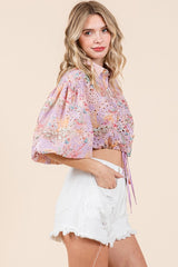 Scarlett Eyelet Crop Top