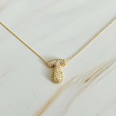 Pick Me Crystal Bubble Initial Necklace