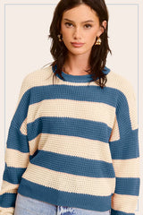 Ave Girl Striped Sweater