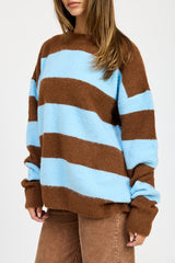 EVIE OVERSIZED STRIPED SWEATER