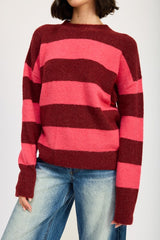 EVIE OVERSIZED STRIPED SWEATER