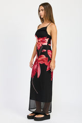 ARIES ONE SHOULDER RUCHED MAXI DRESS