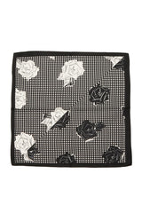 Roses Print Bandana Scarf