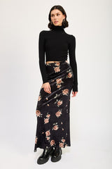 REVE HIGH WAIST MAXI PENCIL SKIRT