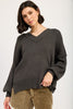 KEELY OVERSIZED V NECK SWEATER