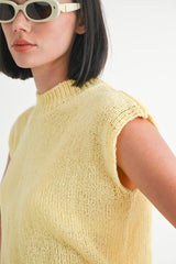 KAIT SLEEVELESS SWEATER TOP