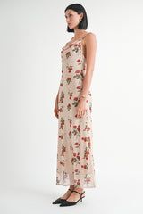 SASHA MAXI DRESS WITH OPEN BACK