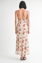 SASHA MAXI DRESS WITH OPEN BACK