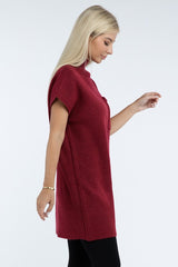 Camryn Mock Neck Sweater Dress