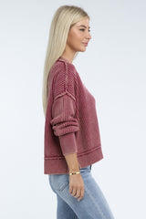 Maelyn Oversized Cropped Sweater