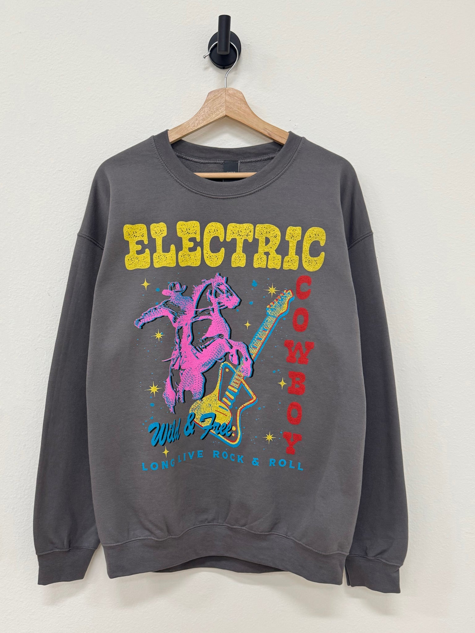 Electric Cowboy Graphic Sweatshirt