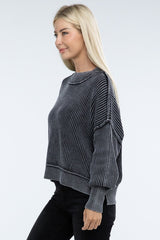 Maelyn Oversized Cropped Sweater