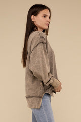 City Nights Acid Washed Sweatshirt