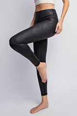 Great Mind Textured Faux Leather Leggings [online exclusive]