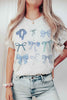 BLUE BOWS Graphic Tee