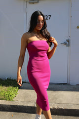 SIZE LARGE Veda Strapless Bodycon Dress
