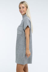 Camryn Mock Neck Sweater Dress