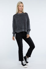 Maelyn Oversized Cropped Sweater