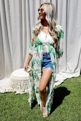 SIZE SMALL Into The Shade Printed Duster