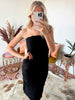 SIZE LARGE Jaclyn Strapless Bodycon Dress