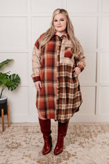 Fall Daze Flannel Oversized Shacket