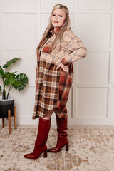 Fall Daze Flannel Oversized Shacket